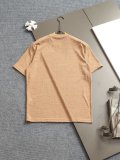 超奇跡の入荷☆ バーバリー スーパーコピー アルファベット刺繍二重袖背格子貼布の精巧で美しい重工芸Tシャツ