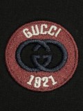 日本未入荷 グッチ n級品 Gucciの前後に刺繍された丸首半袖Tシャツ
