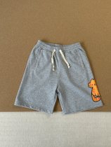 【限定】グッチ コピー Gucci シンプルでカジュアルなファッションにぴったりなサイド子猫プリントグレーパンツ