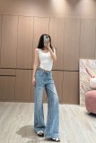 入手困難 ディオール スーパーコピー の25 SS菱格子プリントジーンズ