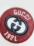 大人気 グッチ 激安通販 Gucciの前後に刺繍された丸首半袖Tシャツ