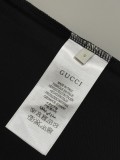 日本未入荷 グッチ n級品 Gucciの前後に刺繍された丸首半袖Tシャツ