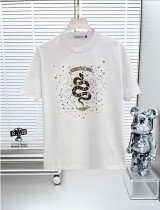 ★超人気 ディオール コピーおすすめ の25 SS胸貼りプリントロゴ丸首半袖Tシャツ