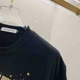 高品質 ディオール 激安偽物 の25 SS胸貼りプリントロゴ丸首半袖Tシャツ