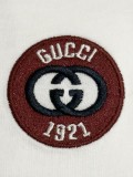 稀少 グッチ コピー Gucciの前後に刺繍された丸首半袖Tシャツ