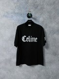 稀少 セリーヌ コピー 刺繍にクラシック凱旋門プリント半袖Tシャツ