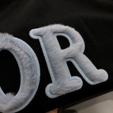 使い勝手良し ディオール 激安通販 の刺繍ロゴラウンドネック半袖Tシャツ