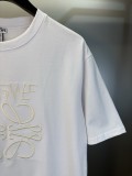 【話題商品！】ロエベ  偽物通販 アルファベット大幅刺繍半袖Tシャツ