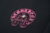 超話題! クロムハーツ コピーおすすめ 布刺繍クロコハートクロス半袖
