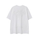 入手困難 クロムハーツ n級品 刺繍立体ロゴ水洗い旧丸首半袖Tシャツ
