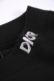 一目惚れ♪ ディオール 激安偽物 の2025 SS春夏新作前後刺繍ロゴラウンドネック半袖Tシャツ