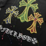 日本未入荷 クロムハーツ スーパーコピー ハンドペインティングプリント半袖Tシャツ