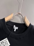 使い勝手良し ロエベ  n級品 白黒継ぎ目の色刺繍の丸首半袖