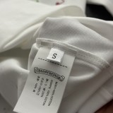 【限定】クロムハーツ コピー ハンドペインティングプリント半袖Tシャツ