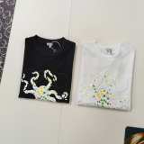 累積売上総額第１位！ロエベ スーパーコピー タコ刺繍半袖2色
