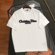 【話題商品！】ディオール 偽物通販 の25 ss刺繍ロゴラウンドネック半袖Tシャツ