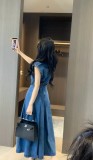 新作 ディオール 激安通販 の重工業デザインデニムワンピース