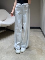 追跡付 プラダ 激安通販 縦縞トリコロールカウボーイパンツ