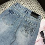 【限定】 プラダ コピーおすすめ 逆三角グラデーション刺繍ジーンズ