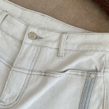 追跡付 プラダ 激安通販 縦縞トリコロールカウボーイパンツ