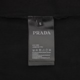 新作 プラダ n級品 水洗シート三角標半袖Tシャツ