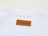 使い勝手良し ルイヴィトン コピー  25 ss刺繍手作業カット破れ半袖Tシャツ