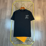一目惚れ♪  ルイヴィトン 激安通販 刺繍アルファベット半袖Tシャツ2色