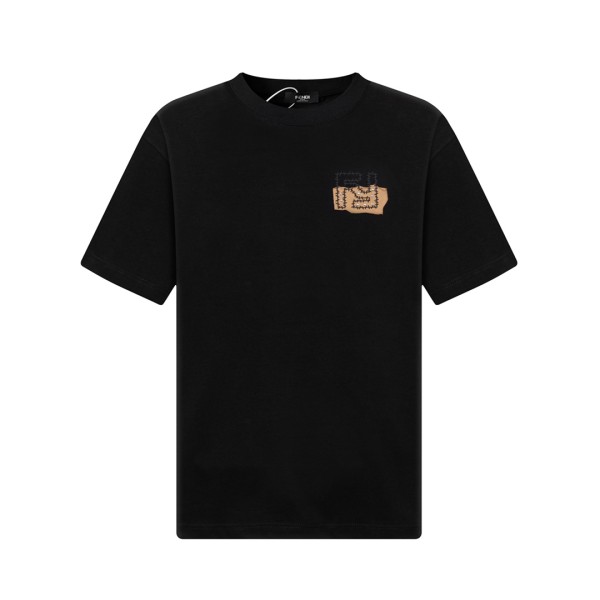 ★超人気 フェンディ コピーおすすめ のロゴラウンドネック半袖Tシャツ