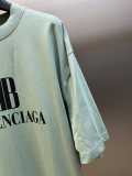 使い勝手良し バレンシアガ コピー の黒文字ダブルBプリント半袖