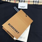 稀少 バーバリー n級品 の純色チェックを組み合わせたTB刺繍長袖シャツ