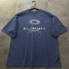 稀少  バレンシアガ スーパーコピー の アルファベットプリント半袖Tシャツ