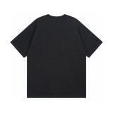 ★超人気 バレンシアガ 激安通販 の 2025 SSマイクロロゴクラシックロゴアート亀裂プリント半袖Tシャツ2色