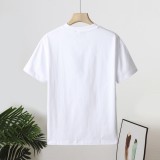 一目惚れ♪ フェンディ コピー の純色アルファベット立体刺繍ラウンドネック半袖Tシャツ2色