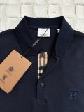 稀少 バーバリー n級品 の春夏TBアルファベット刺繍開襟半袖ポロシャツ