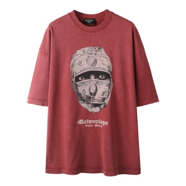 大人気 バレンシアガ 激安通販  のミイラモチーフ半袖Tシャツ