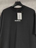 一目惚れ♪ バレンシアガ n級品 のアイコンアルファベット刺繍ラウンドネック半袖Tシャツ