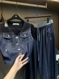 ★超人気 ディオール 激安偽物 の25 Ss最新明糸デニムベストセット
