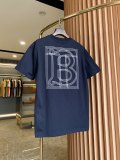 入手困難 バーバリー 偽物通販 の背中TB刺繍コットン半袖Tシャツ