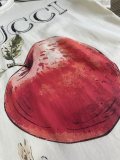 【限定】グッチ スーパーコピー のピーターラビット落書き黒鉛プリント男女カップル丸首半袖Tシャツ
