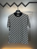 累積売上総額第１位！ ディオール 偽物通販  のプリント模様の丸首Tシャツ