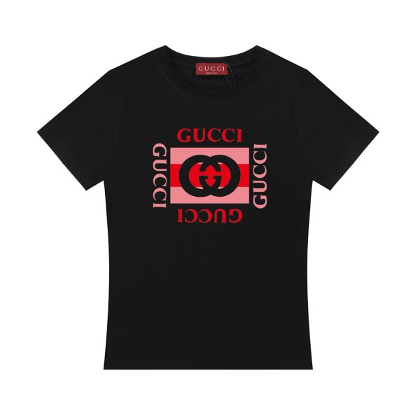 【限定】グッチ コピー のアルファベットロゴショルダーウエストトリムタイプレディース半袖Tシャツ