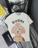 超奇跡の入荷☆ グッチ 偽物通販 の萌え犬柄半袖Tシャツ