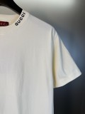 【限定】 グッチ スーパーコピー のネックアルファベット半袖Tシャツ