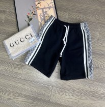 使い勝手良し グッチ 偽物通販 のリボンジョイントカップルのためのドローコード緩みカジュアル五分半ズボン