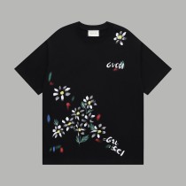 超話題! グッチ n級品 の落書き小花半袖