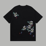 超話題! グッチ n級品 の落書き小花半袖