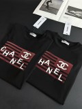 【話題商品！】 シャネル 激安通販 のカラーシリカゲルアルファベットロゴショートTシャツ