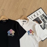 新作 クロムハーツ 激安偽物 のカラークロスカジュアル半袖Tシャツ2色