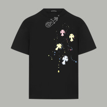 累積売上総額第１位！クロムハーツ 偽物通販 のプリント二重糸綿半袖