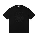 【話題商品！】 ロエベ 激安偽物 のランダム刺繍ゆったり半袖Tシャツ